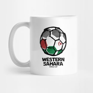 Western Sahara Football Country Flag Mug